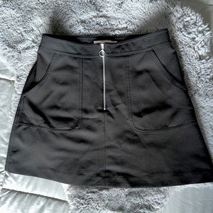 Forever 21 mini skirt with zipper detail.
